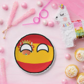 Funny Trending Geeky Spanien Landschaftsball Pappteller (Party)