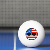Funny Trending Geeky USA Countryball Tischtennisball (Netto)