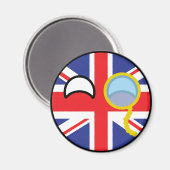 Funny Trending Geeky Vereinigtes Königreich Countr Magnet (Vorderseite/Rückseite)
