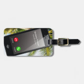 Funny Trendy Phone Travel Gepäck Gepäckanhänger (Vorderseite horizontal)