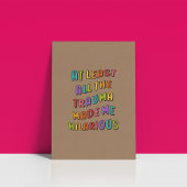Funny Trendy Rainbow Ästhetisches Poster