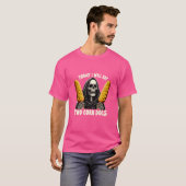 Funny Trendy Skeleton Meme heute werde ich zwei Co T-Shirt (Vorne ganz)