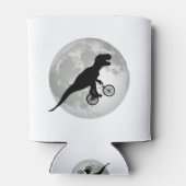 Funny Trex Flying Moon Design Dosenkühler (Rückseite)
