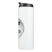 Funny Trex Moon Design Thermosbecher (Nach rechts gedreht)