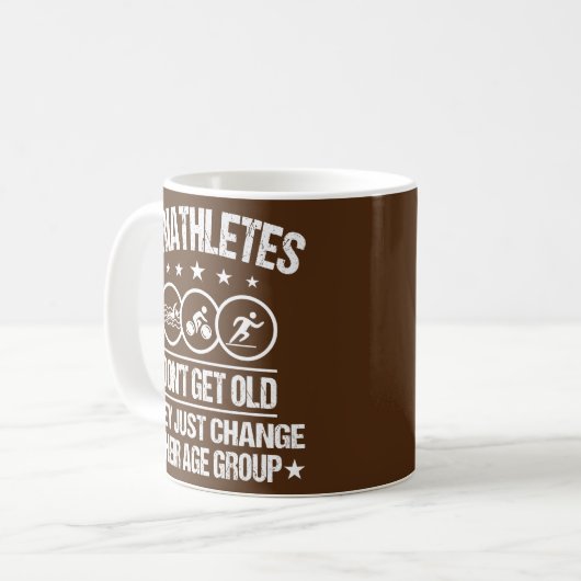 Funny Triathlon Design Männer Frauen Triathleten s Kaffeetasse (Vorderseite Links)