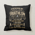 Funny Triathlon Zitat Crazy Triathlete Sportler Kissen<br><div class="desc">Perfektes Geschenk für einen Anthlet,  der schwimmen,  laufen und Radfahren Liebe. Die ideale Geschenkidee für einen Partner,  der Marathon Lieben und alle anderen Fitness Sport.</div>