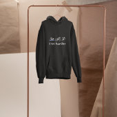 Funny triathlon Zitat puff Hoodie