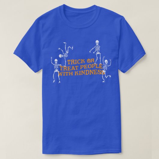 Funny Trick oder behandeln Menschen mit Freundlich T-Shirt (Design vorne)