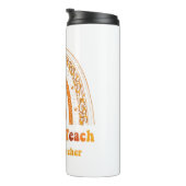Funny Trick oder Teach Rainbow Halloween History T Thermosbecher (Nach rechts gedreht)