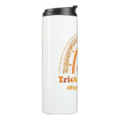 Funny Trick oder Teach Rainbow Halloween Physical Thermosbecher (Nach links gedreht)