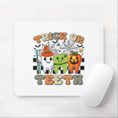 Funny Trick oder Zähne Halloween Zahnarzt oder Mousepad (Mit Mouse)