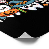 Funny Trick oder Zähne Halloween Zahnarzt oder Poster (Ecke)