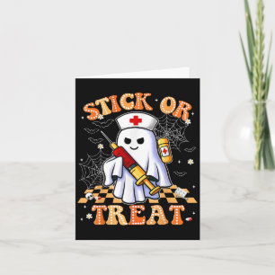 Funny Trick or Treat Boo Nurween Kostüme Karte