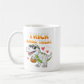 Funny Trick Rawr Leckerei Dinosaur T Rex Halloween Kaffeetasse (Links)