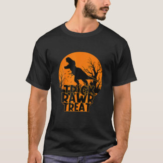 Funny Trick Rawr Leckerei Halloween Dinosaur Rex T-Shirt