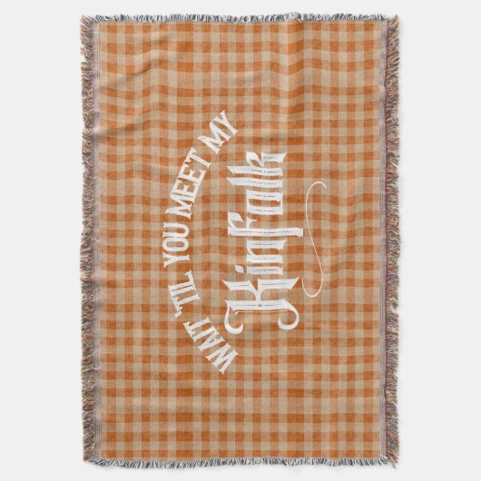 Funny trifft Kinfolk Rustikales Land Decke (Vorderseite Vertikal)