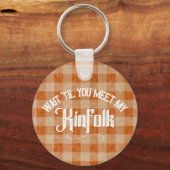 Funny trifft Kinfolk Rustikales Land Schlüsselanhänger (Vorderseite)