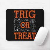 Funny Trig Or Treat Trigonometry Math Teacher Hall Mousepad (Mit Mouse)
