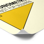 Funny Trigonometrie nicht für Quadrate Poster (Ecke)