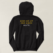 Funny Trigonometry Math Pun | Mathematiker Black Hoodie (Design Rückseite)