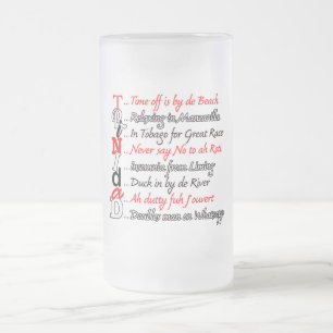 Funny Trini Beschreibung 3 Mattierte Tasse