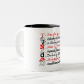 Funny Trini Beschreibung 3 Souvenir Tasse (Vorderseite Links)
