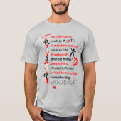 Funny Trini Beschreibung T-Shirt (Vorderseite)