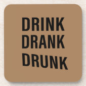 Funny Trinken Redewendungen über Whiskey trinken Getränkeuntersetzer (Vorderseite)