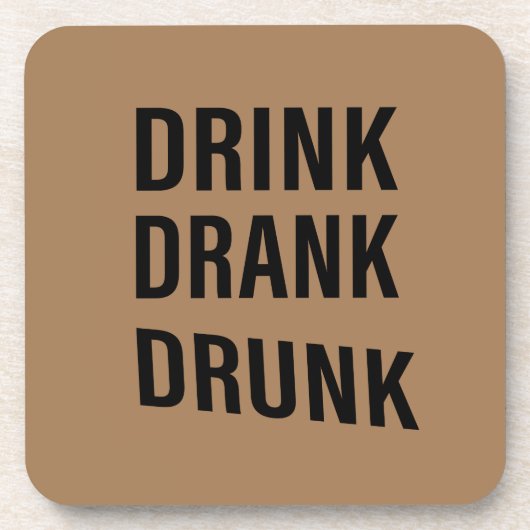 Funny Trinken Redewendungen über Whiskey trinken Getränkeuntersetzer (Vorderseite)