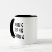 Funny Trinken Redewendungen über Whiskey trinken Tasse (Vorderseite Links)