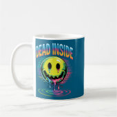 Funny Trippy Dead Inside Quote Sarcasm Meme Gothic Kaffeetasse (Links)