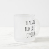 Funny Trivia Gegner Mattglastasse (VorderseiteRechts)