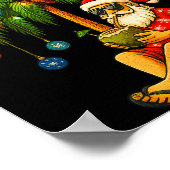 Funny Trocal Santa Christmas Tree For Men Women Ki Poster (Ecke)