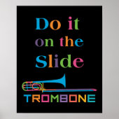 Funny Trombone - Mach es auf der Folie Poster (Vorne)