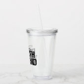 Funny Trombone Player Acryltrinkbecher (Links)