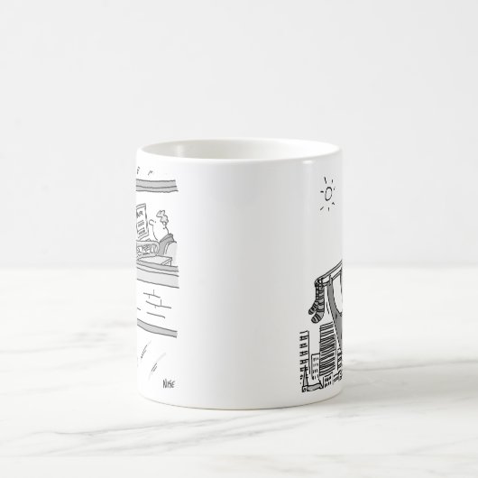 Funny Trombone Player Musiker Kaffeetasse (Mittel)