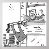 Funny Trombone Player Musiker Poster (Vorne)