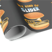 Funny Trombone Player Slider Musiker Trombonist Geschenkpapier (Rolleneckpunkt)