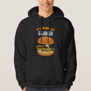 Funny Trombone Player Slider Musiker Trombonist Hoodie