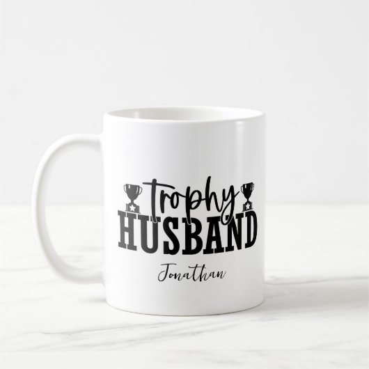 Funny Trophy Husband Kaffeetasse (Links)