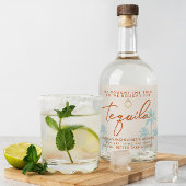 Funny Tropical Bachelorette Wochenende Alkoholflaschenetikett