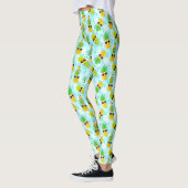 Funny Tropical Christmas Pineapples Leggings (Links)