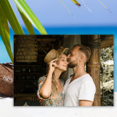 Funny Tropical Coconut Cocktail Foto Hochzeit Save The Date