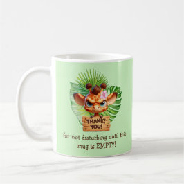 Funny Tropical Coffee Tasse - individuell anpassba