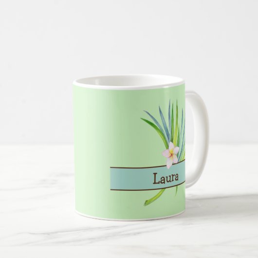 Funny Tropical Frog Coffee Tasse - individuell anp (VorderseiteRechts)
