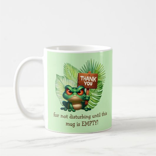 Funny Tropical Frog Coffee Tasse - individuell anp (Links)