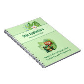 Funny Tropical Frog Notebook - Anpassbar Notizblock (Rechte Seite)