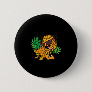 Funny Tropical Fruit Spaß Bekleidung, Co Upside Do Button