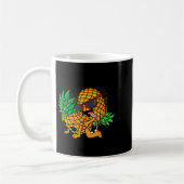 Funny Tropical Fruit Spaß Bekleidung, Co Upside Do Kaffeetasse (Links)