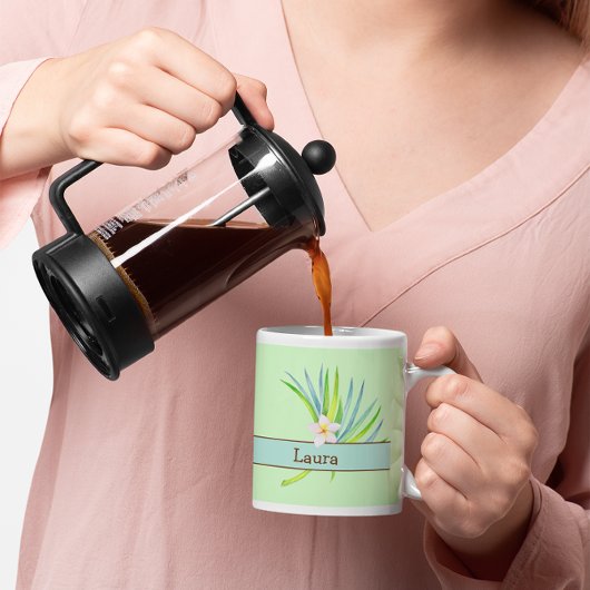 Funny Tropical Giraffe Coffee Tasse - individuell 